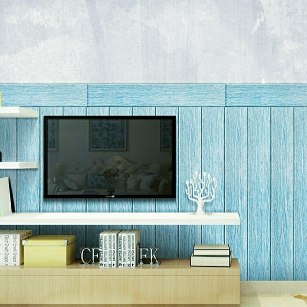 Самоклеящаяся 3D панель 700х700х4мм Голубое дерево (93) SW-00001338 Киев - изображение 3