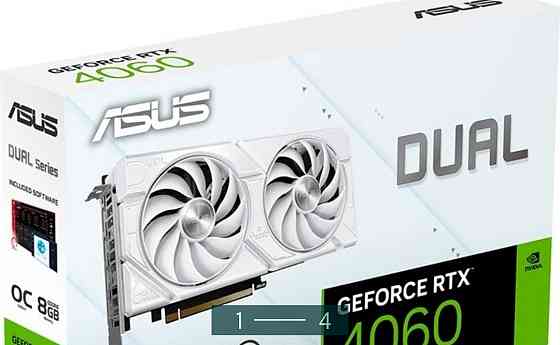 Відеокарта ASUS Dual GeForce RTX 4060 EVO-White 8Gb. Київ