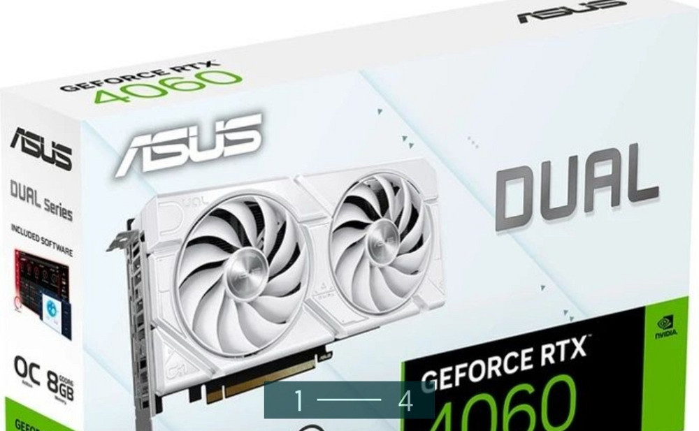 Відеокарта ASUS Dual GeForce RTX 4060 EVO-White 8Gb. Київ - фото 4