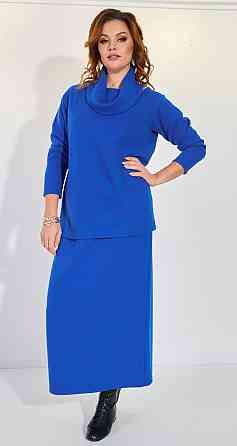 Костюм зі щільного джерсі зі спідницею (48) Київ