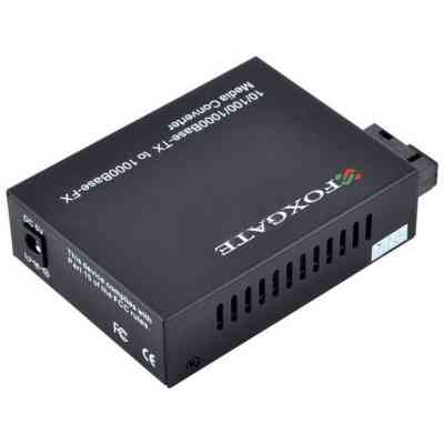 Медіаконвертер EC-Q-1G-1SM-1310nm-20-LFP FoxGate Вінниця
