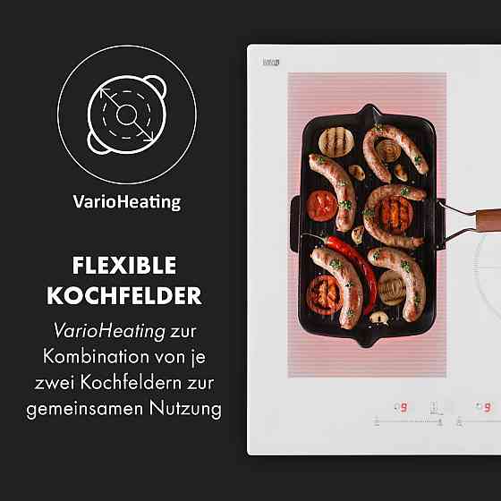 Delicatessa 77 Гибридная индукционная встраиваемая варочная панель 4 зоны 7000 Вт 4 (2 прямоугольных Ровно