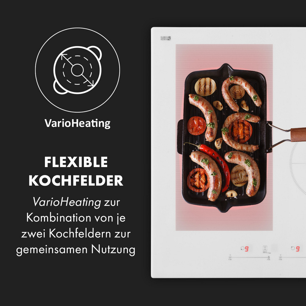 Delicatessa 77 Гибридная индукционная встраиваемая варочная панель 4 зоны 7000 Вт 4 (2 прямоугольных Ровно - изображение 3