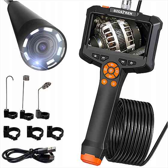 Эндоскоп - инспекционная камера Full HD 5 метром с  насадками Bigstren (25520) Нововолынск