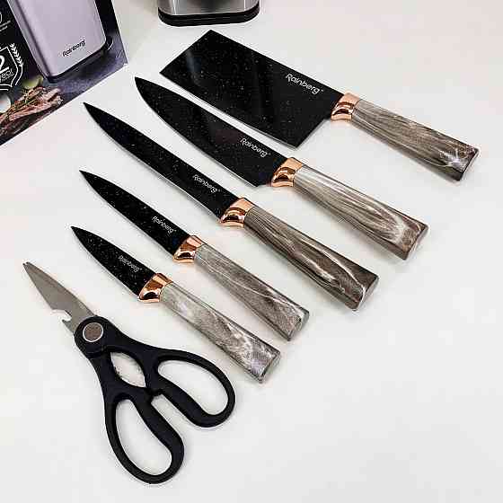 Універсальний набір ножів, Професійний кухонний набір ножів, Кухонні ножі для нарізання YM-11 Львів