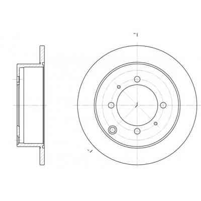 Тормозной диск REMSA 6838.00 Винница