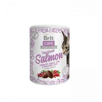 Ласощі для котів Brit Care Cat Snack Superfruits Salmon 100 г (8595602521449) Вінниця