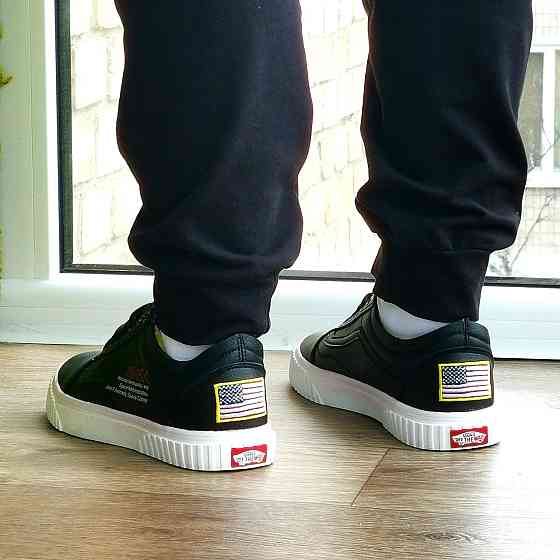 Кросівки NASA Shuttle Чорні Кеди Ванс Жіночі (розміри: 36,37,38,39,40) Відео Огляд Дніпро