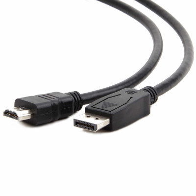 Кабель мультимедийный DisplayPort M to HDMI M 5.0m Cablexpert (CC-DP-HDMI-5M) Винница - изображение 2