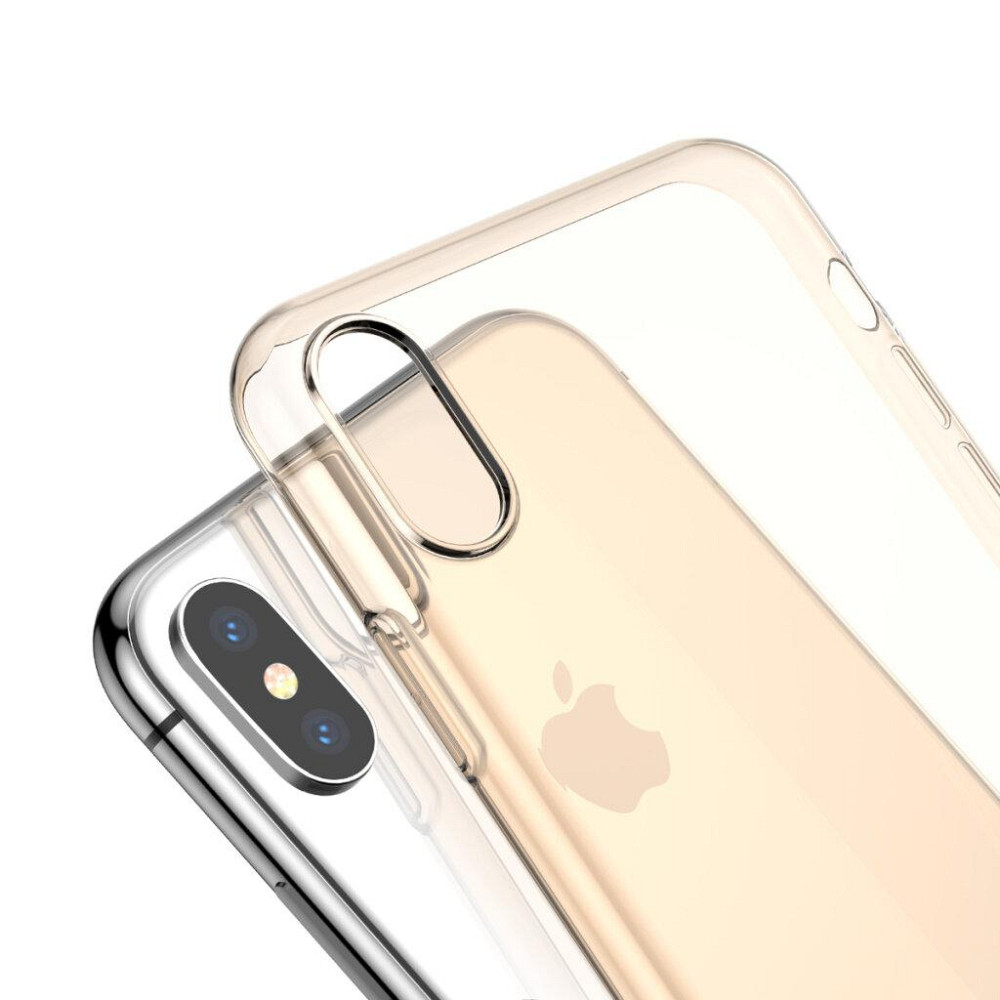 Чохол Baseus для iPhone Xs Max Simplicity Прозорий Золотий (ARAPIPH65-A0V) Київ - фото 4