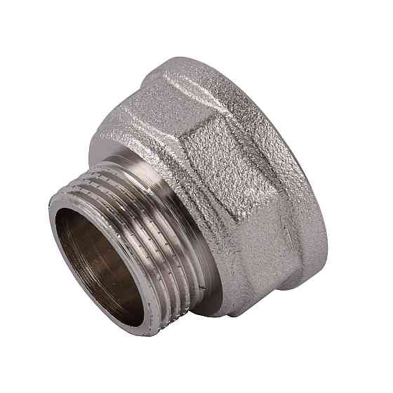 Переходник редукционный 1″х3/4″ВН никелированный восьмигранный NK543O OPTIMUM Киев