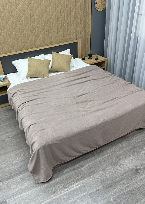 Плед-покривало 160х200 см (+-5см) Світле какао (87-041) Київ - фото 3