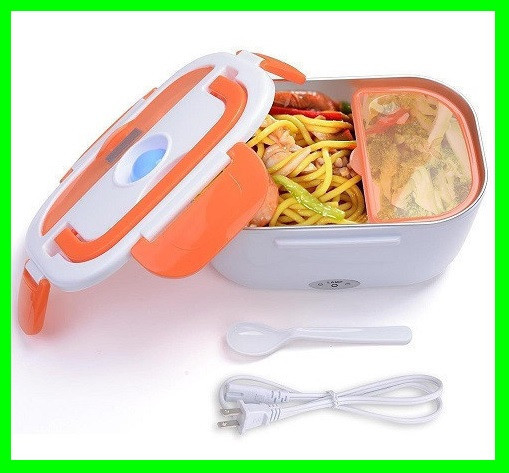 Ланч Бокс на Два Відсіка з Підігрівом Їжи від мережі 220 л Lunch box Термос Харчовий Дніпро - фото 4