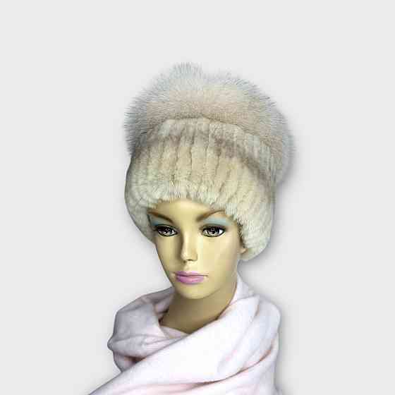 Шапка хутряна жіноча кубанка Медея Молочний Харків