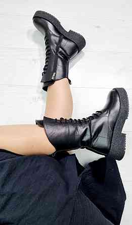 Marlex Черевики жіночі MarLex Dj 100 чорні (зима, шкіра натуральна) (5216) 37р.38р.39р. 37 Коломия