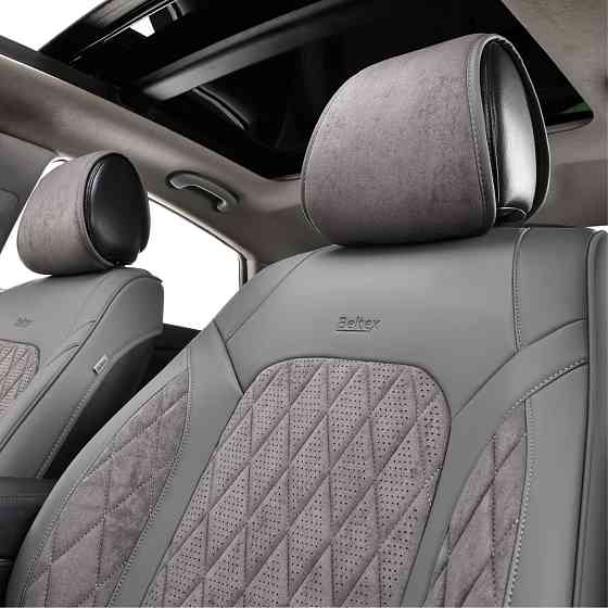 Комплект, 3D чохли для передніх сидінь Beltex Malibu, grey 2шт Львів