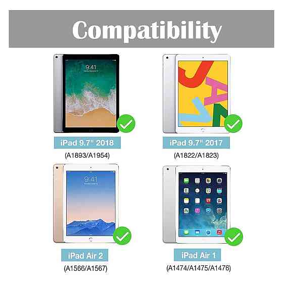 Чохол футляр World biz для iPad 9.7 2018/2017 iPad Air 1/2 360° поворот PU шкіра рожеве золото автопробудження Київ