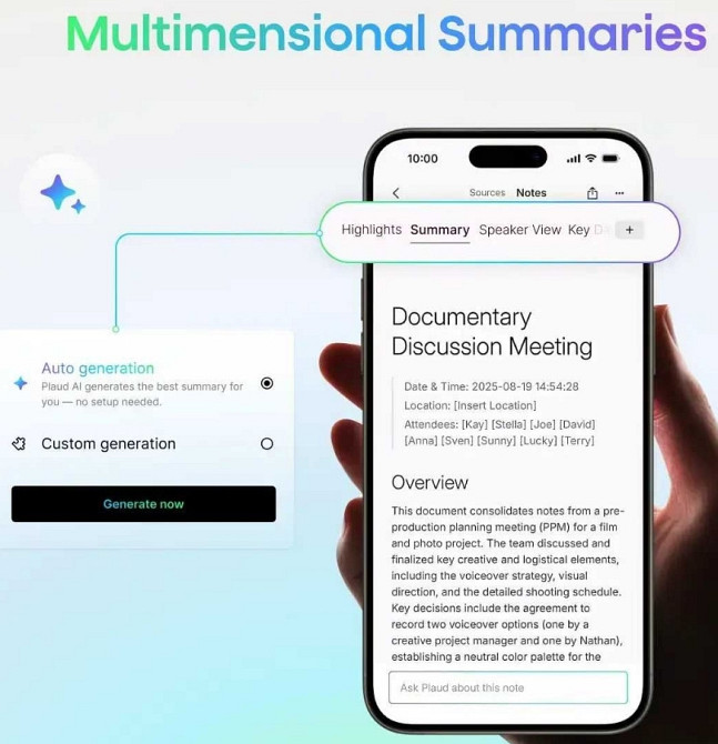 Диктофон PLAUD Note Pro Black (PN0300-BL) Харьков - изображение 2