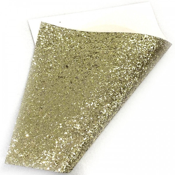 Екошкіра для рукоділля золотистого кольору 10 аркушів Київ - фото 1