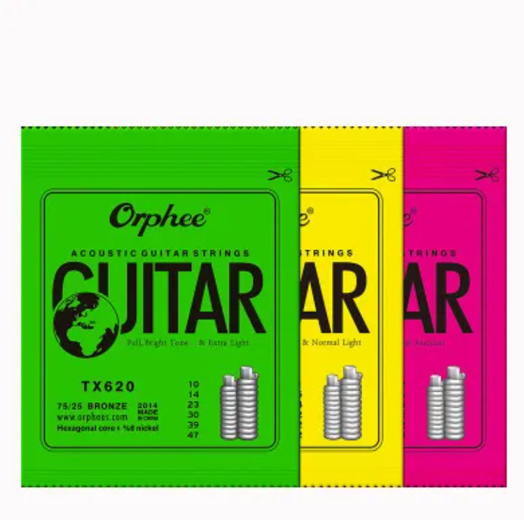 Струни Orphee TX630 для акустичної гітари, 6 шт Київ - фото 1