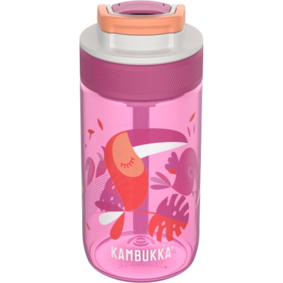 Бутылка для воды Kambukka Lagoon 400 мл Toekan Love рожевий (11-04046) Винница - изображение 1