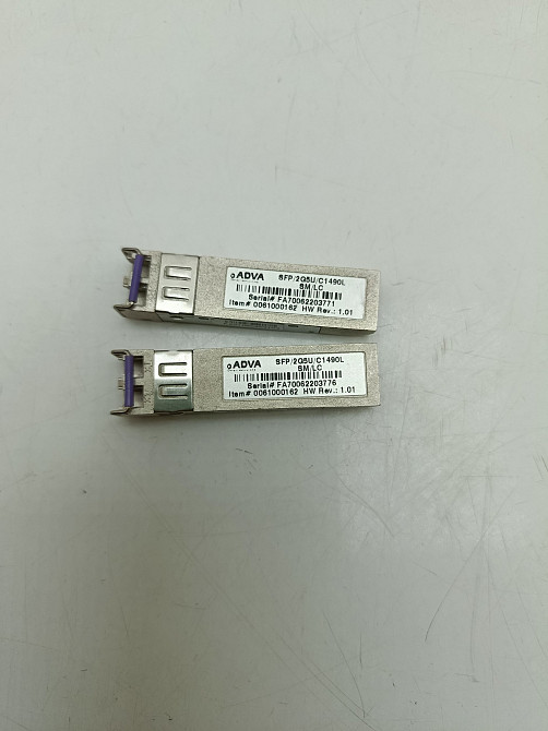 Оптичний трансивер ADVA Optical Networking SFP 2.5G CWDM 1490nm (P/N: SFP/2G5U/C1490L / 0061000162) (товар вживаний) 1шт Луцк - изображение 1