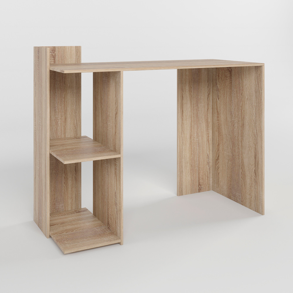 Cтол компьютерный с 2 полками М-ЗОН Джеко 1200/12 Сонома (MZN-031020) Львов - изображение 2