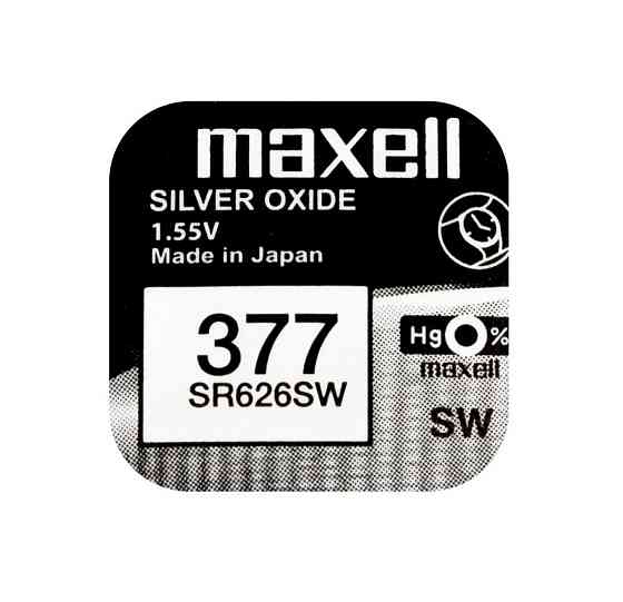 Батарейка MAXELL SR626SW 1PC EU MF (377) A 1шт (M-18292000) (4902580132248) Київ