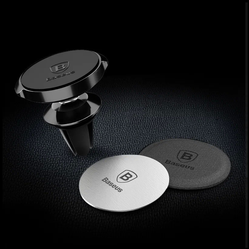 Комплект пластин Baseus Magnet Iron Suit ACDR-A0S для магнітного тримача (2шт, Круглі) Николаев - изображение 5