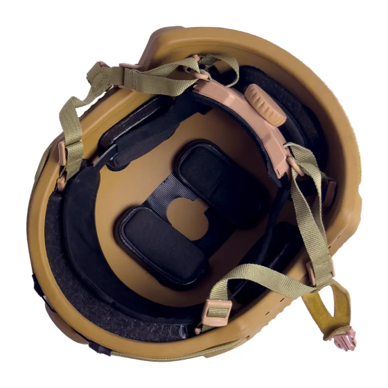 Защитный кевларовый шлем Fast Helmet NIJ IIIA (Койот) + Кавер (Мультикам) XL Винница