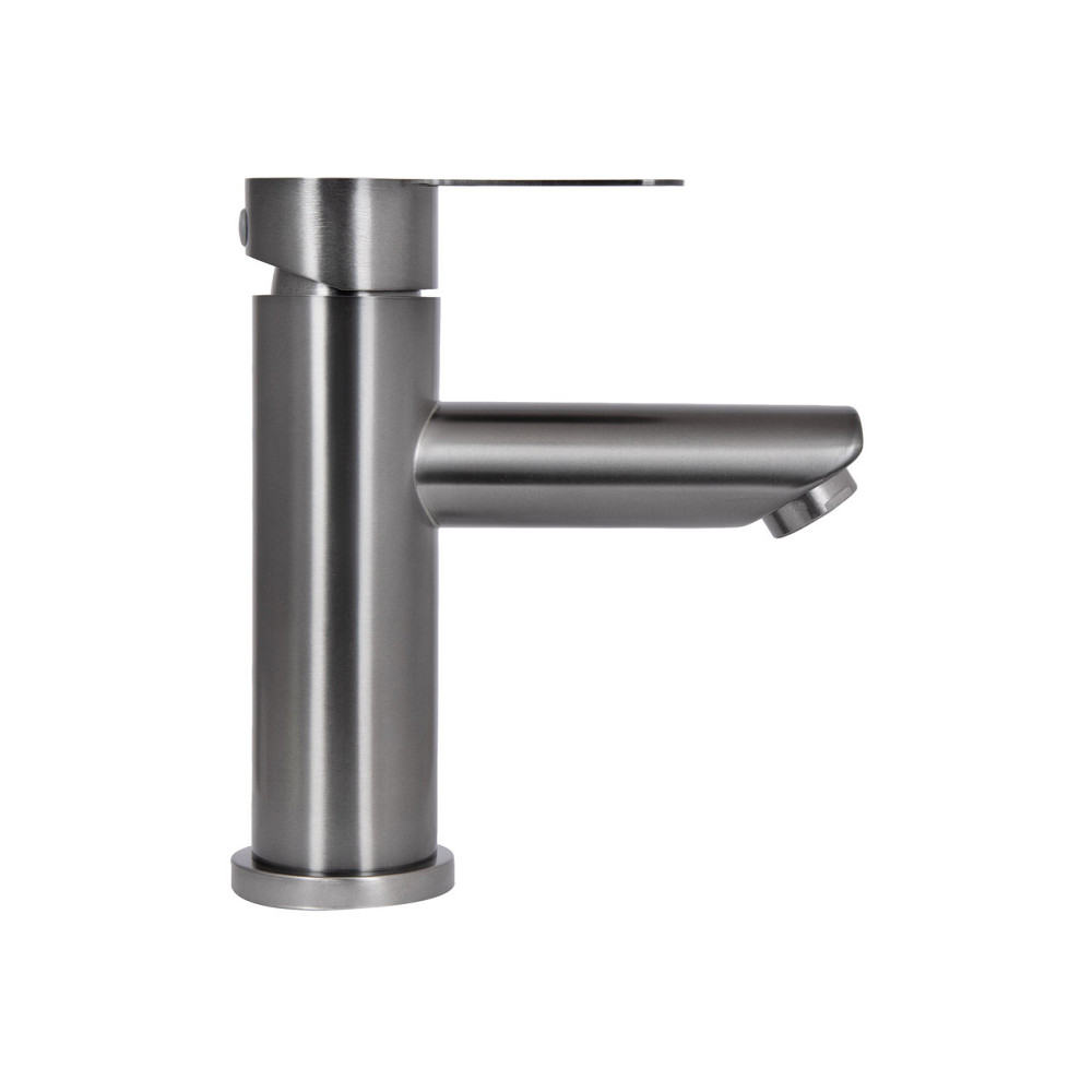 Смеситель для раковины Brinex Pure 001F низкий Gunmetal Black BRIPUR001FGRP Киев - изображение 12