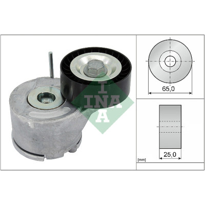 Натяжитель ремня с роликом INA 534 0455 10 Винница - изображение 1
