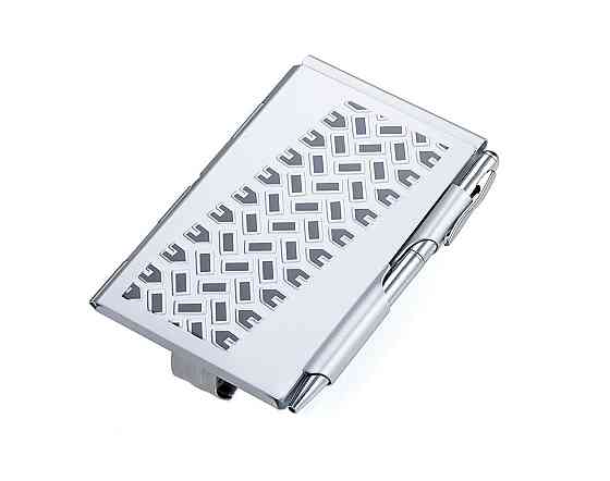 Карманный блокнот с ручкой Troika Tire Track Visor Ровно