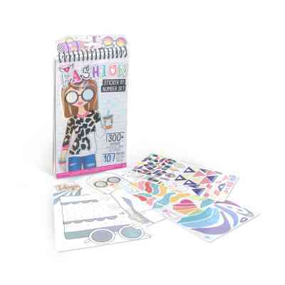 Набор для творчества Crayola Creations постеров с наклейками по номерам, 10 страниц (26285) Винница