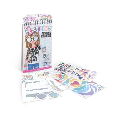 Набор для творчества Crayola Creations постеров с наклейками по номерам, 10 страниц (26285) Винница - изображение 2