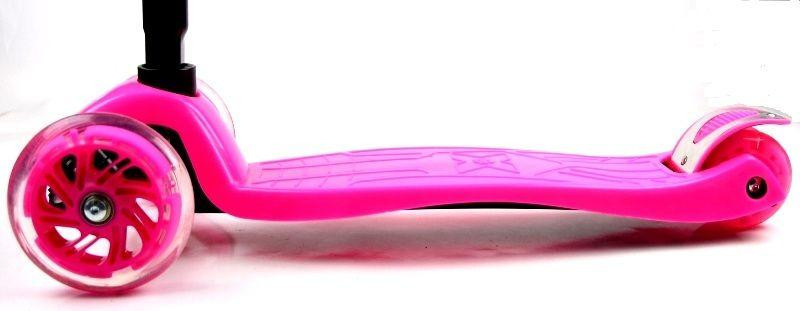 Дитячий скутер MAXI. Рожевий колір. Усі колеса світяться Одеса - фото 5