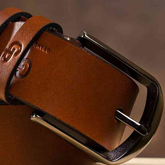 Чоловічий ремінь Grande Pelle 20094 Коричневий Київ