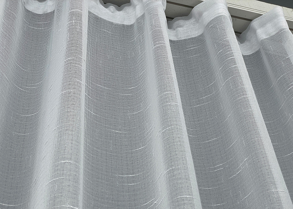 Тюль VR-Textil 1430т Мережка Лен Белый 250х270 см (42-0285) Киев - изображение 7