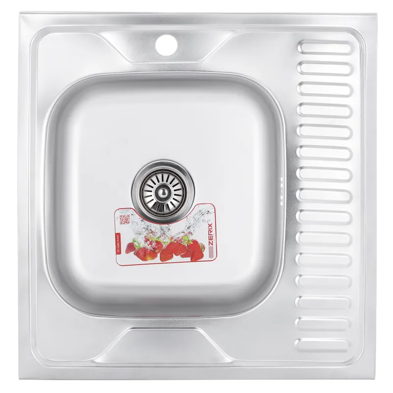 Кухонна мийка Zerix Z6060L-06-160P POLISH модель ZS0584 Харків - фото 1