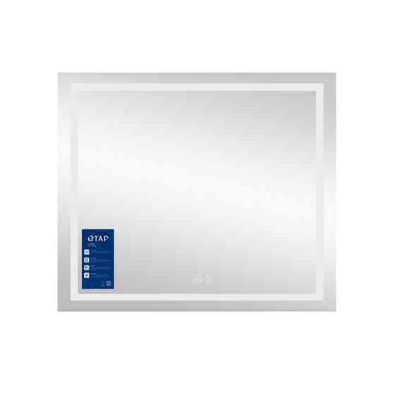 Дзеркало прямокутне сенсорне для ванни Qtap Mideya (MI8) 800х700 з LED-підсвіткою Touch, з антизапотіванням Харків