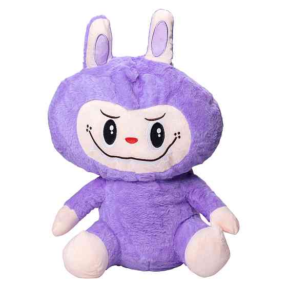 М'яка іграшка-плед, подушка 3 в 1 Лабубу 50 см Фіолетовий ТМ COLORFUL HOME LAB2V Коломия