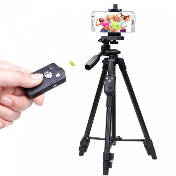 Штативи для фото камери TRIPOD 3388 + пульт, Штатив для знімання з телефона Штатив телефона гарний IM-70 Львів - фото 3