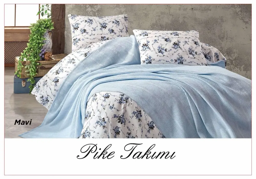 Speedlink Постельное белье с вафельным покрывалом La Villa Mavi Белый Київ - фото 8