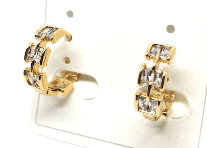 Сережки стильні медична сталь Київ - фото 1