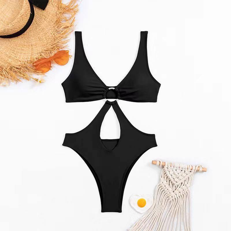 Купальник жіночий суцільний Чорний M Харків - фото 3