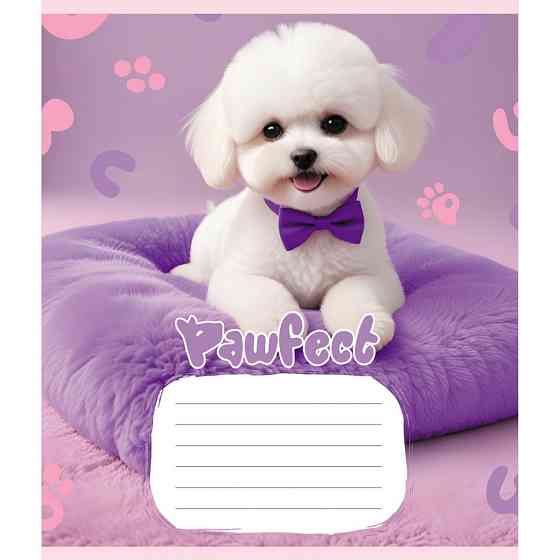 Зошит учнівський "Цуценята" 012-510126C-5 в косу лінію, 12 аркушів Вінниця