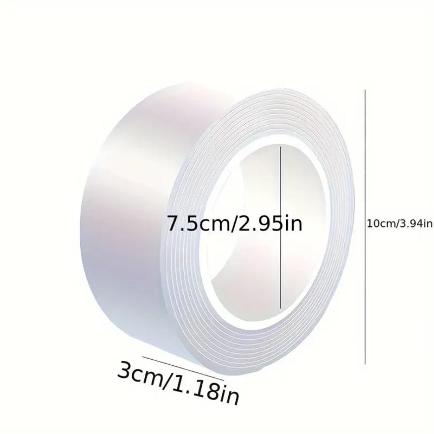 Двостороння флуоресцентна нано стрічка Bubble Kit | Скотч, що світиться в темряві, 3 м, різнокольоро Київ - фото 2