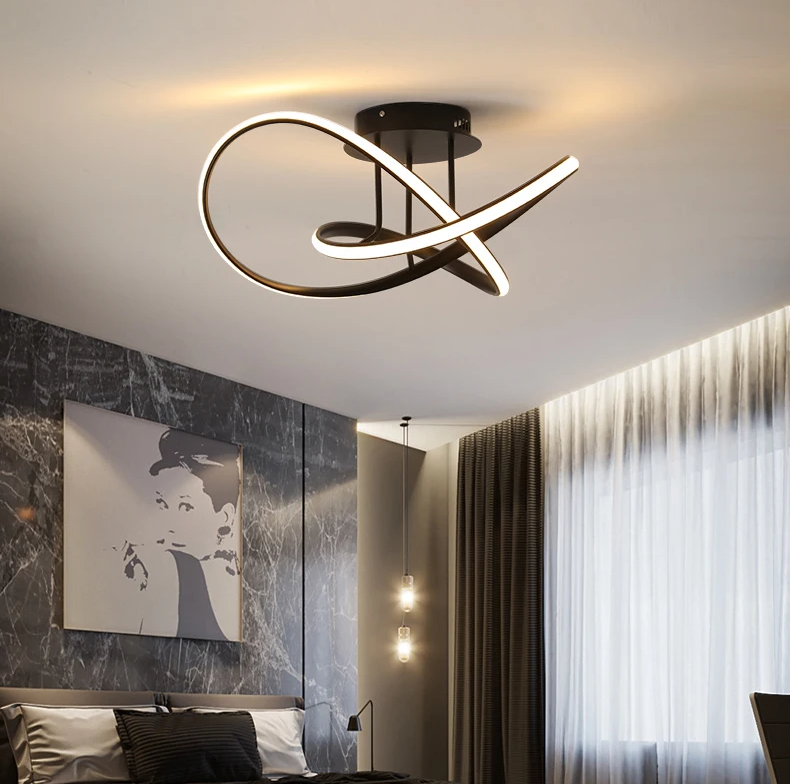 Люстра светодиодная потолочная PJ866 (Черный) 60см Киев - изображение 3