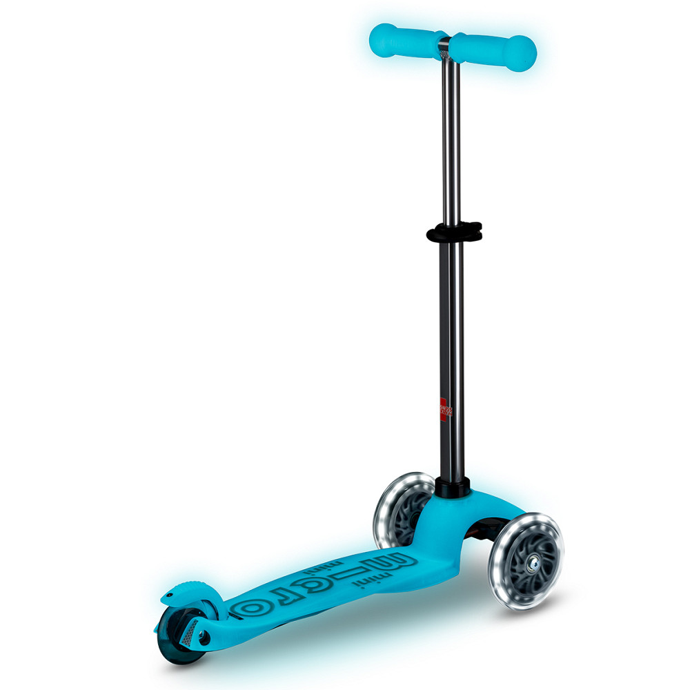 Самокат Micro серії Mini Deluxe Glow LED – Льодовик Аква Дніпро - фото 4