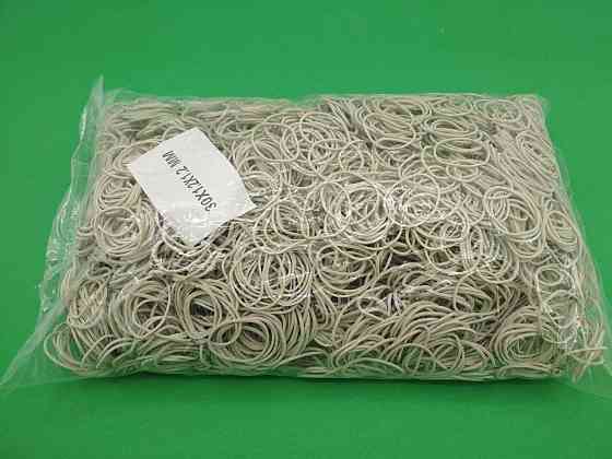 Банковская Резинка  №30 ( белая )*1,2мм  1 кг 